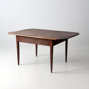 antique plank top table