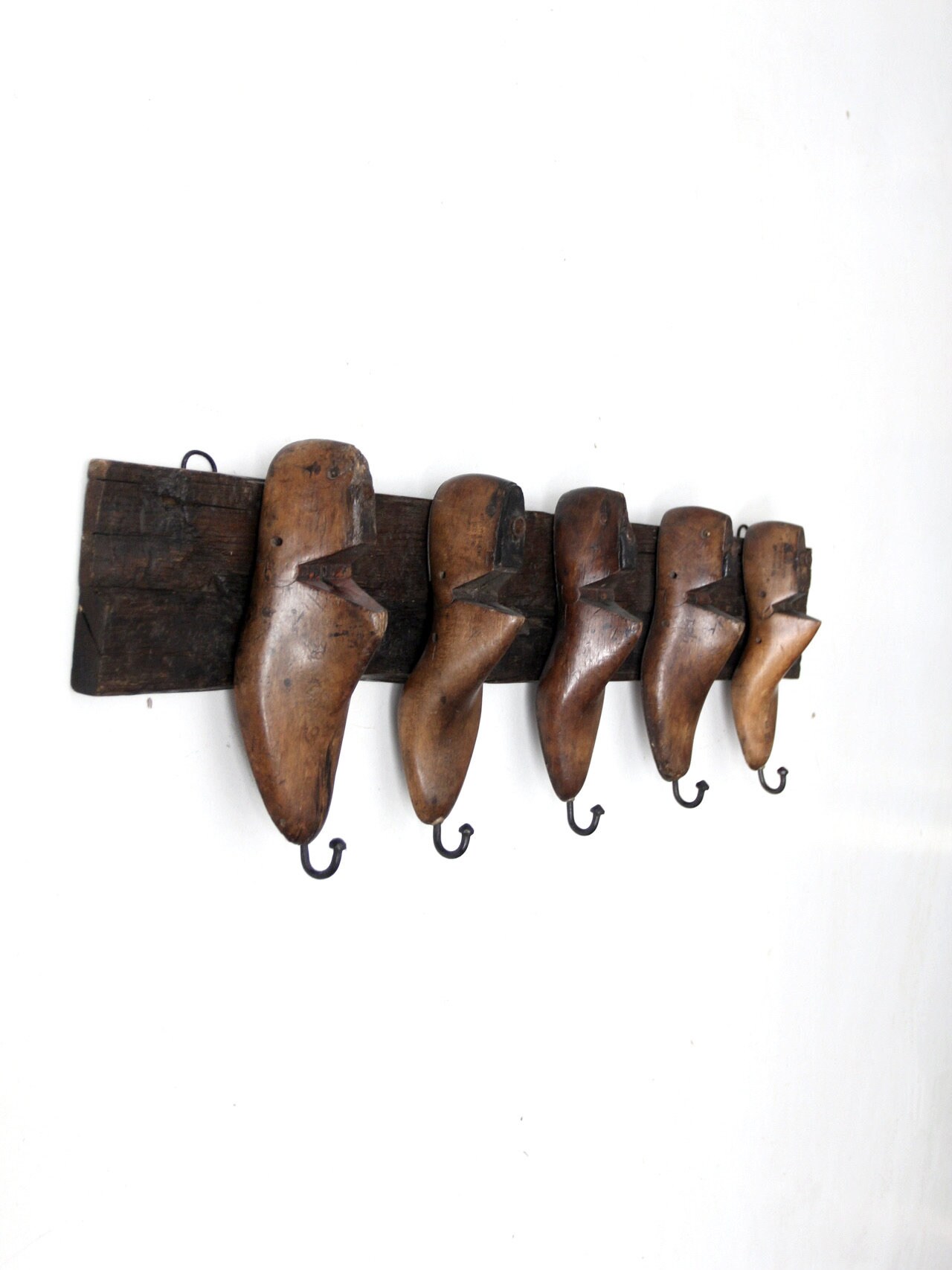 Perchero de pared con ultimo zapato de zapatero vintage Etsy Espana