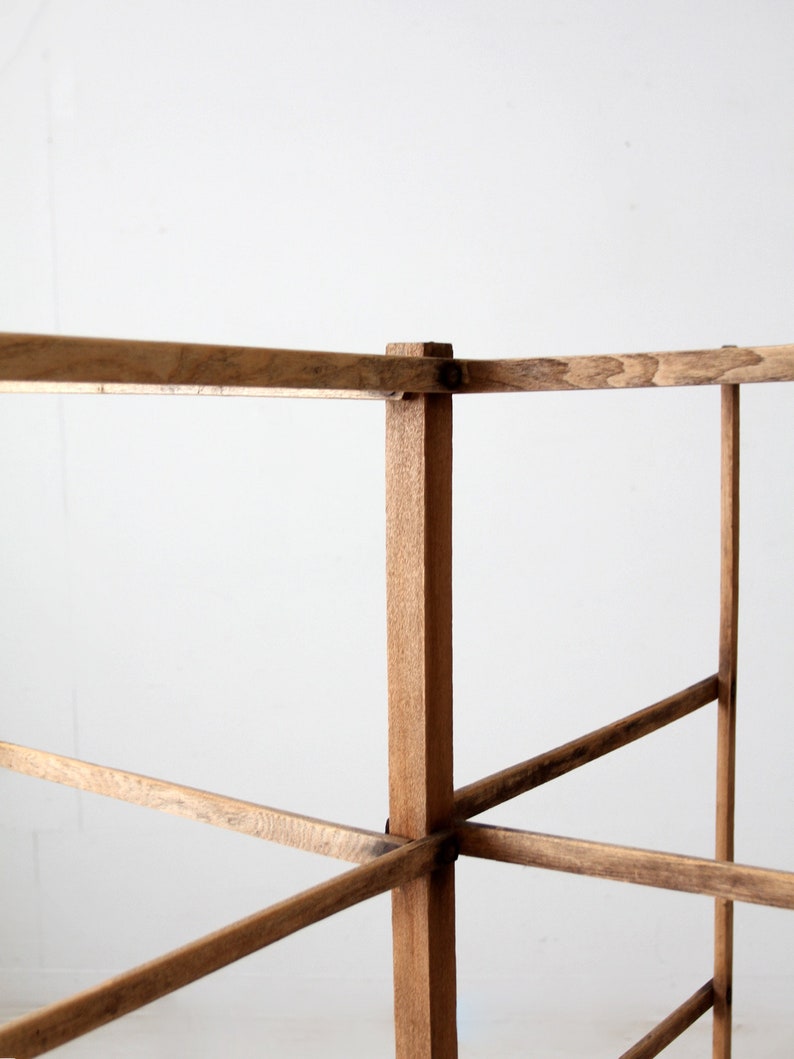 Antique Drying Rack, Wood Laundry Stand - Etsy