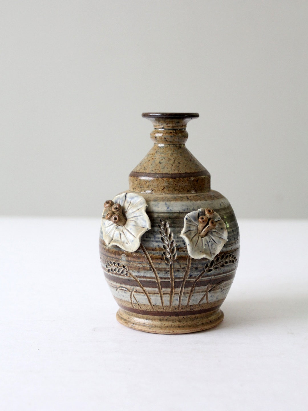 Vintage Studio Pottery Vase - Etsy