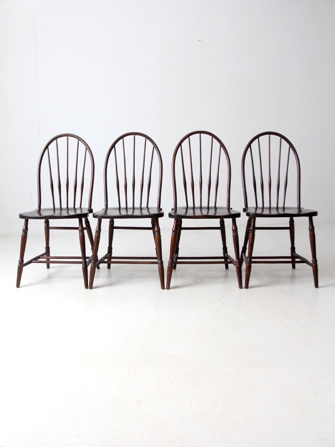 Antique Phoenix Chair Co Windsor Dining Chairs Set of 4 - Etsy