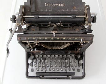 アンティークのアンダーウッドスタンダードタイプライター - Etsy 日本
