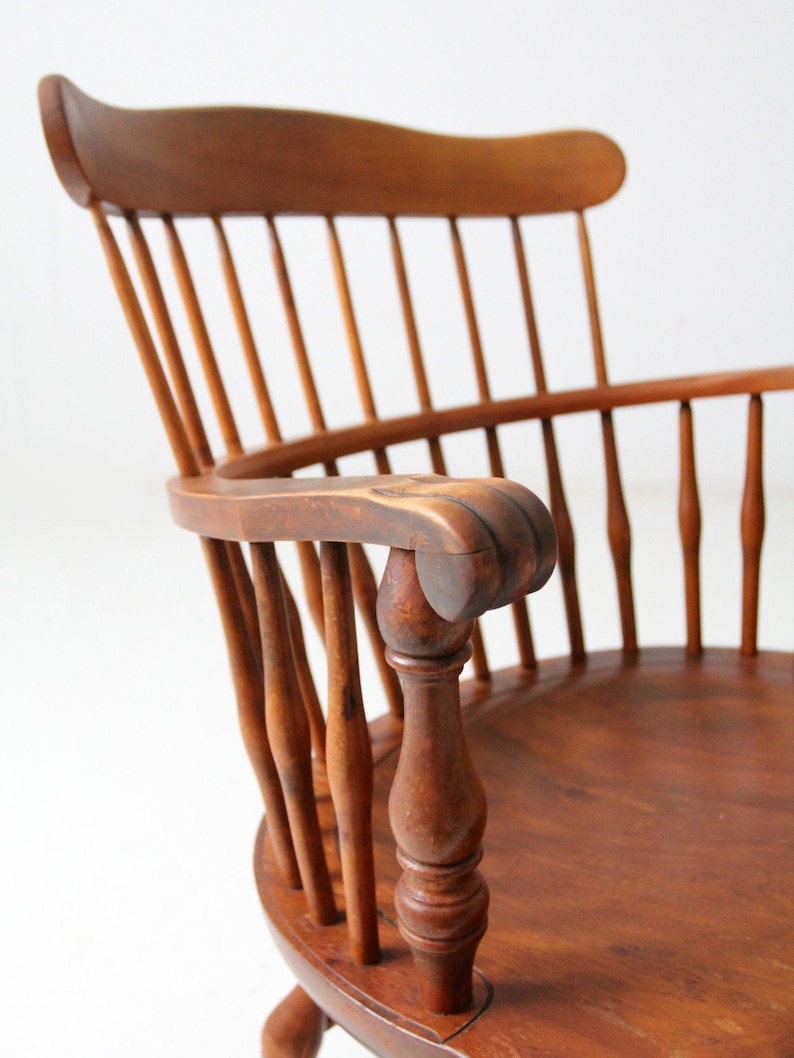 Antique Windsor Arm Chair Etsy