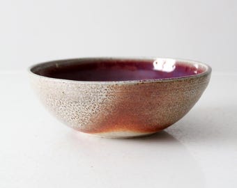 vintage handmade studio pottery bowl