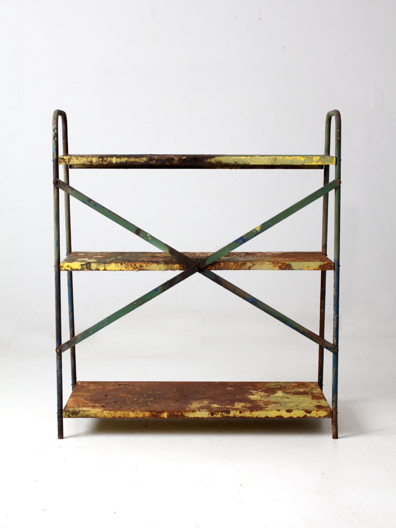 Vintage Industrial Metal Shelves - Etsy