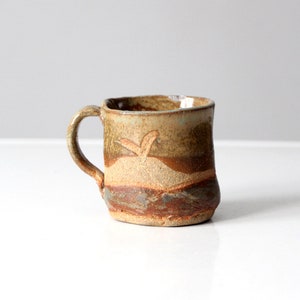 vintage studio pottery mug