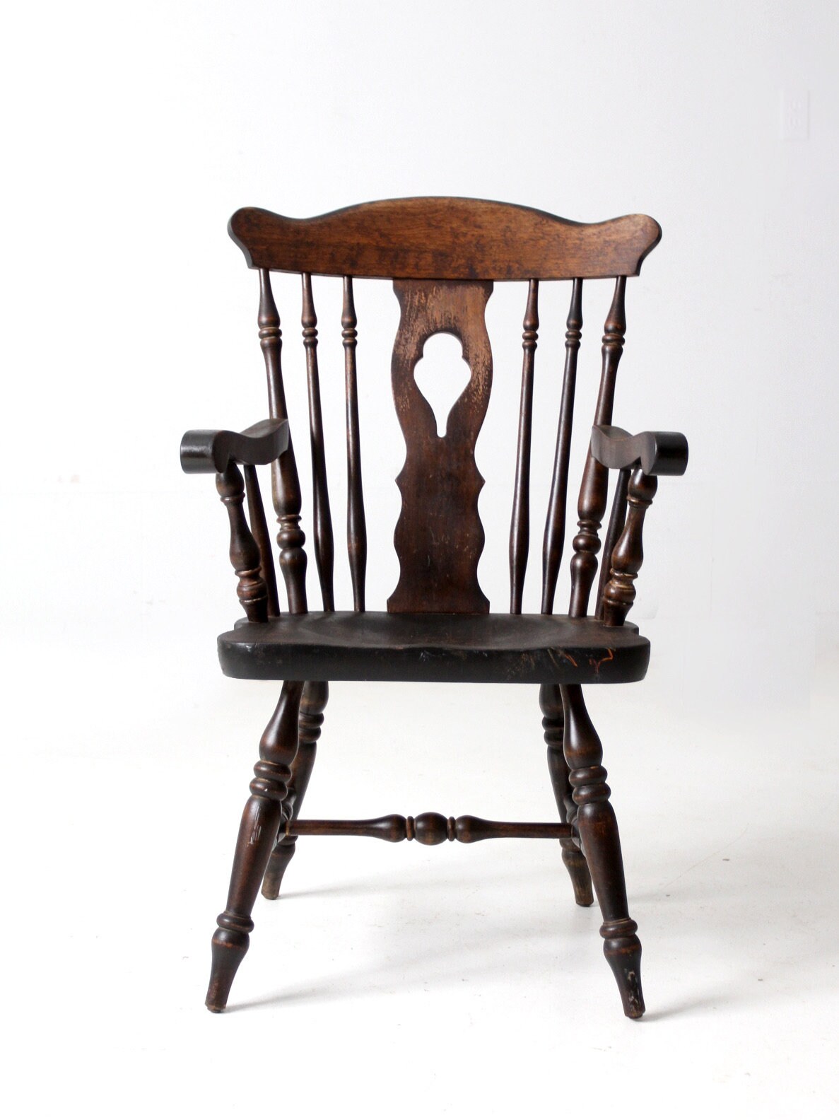 Mid-century Nichols & Stone Wooden Arm Chair - Etsy