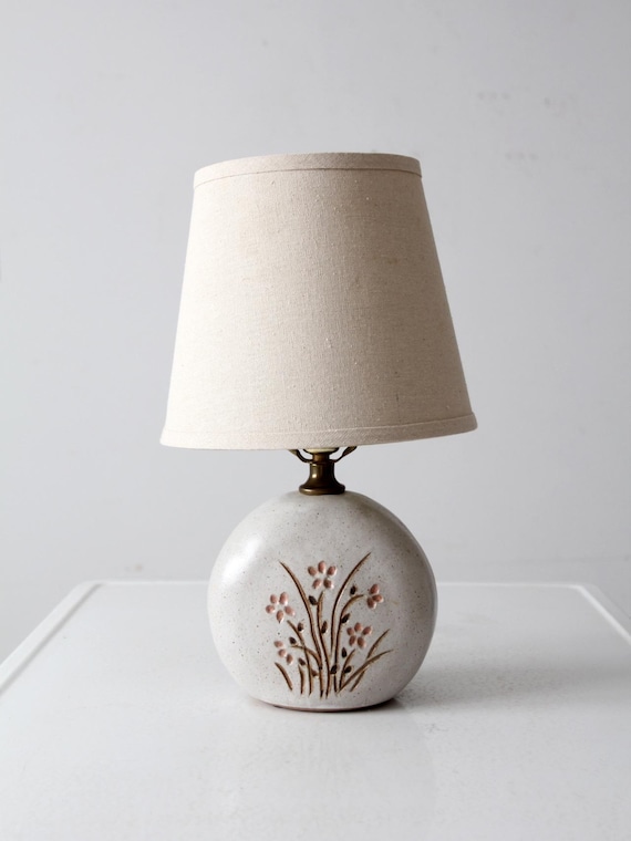 Vintage handgefertigte Studio Keramik Tischlampe