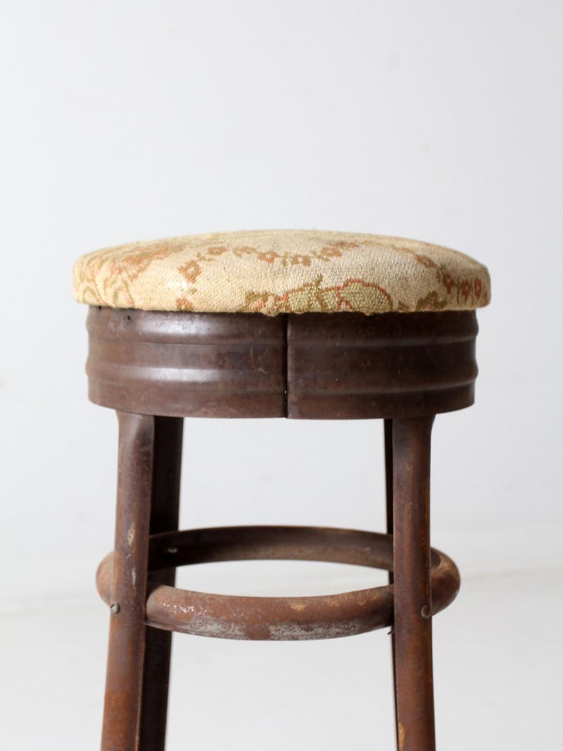 Antique Industrial Stool - Etsy