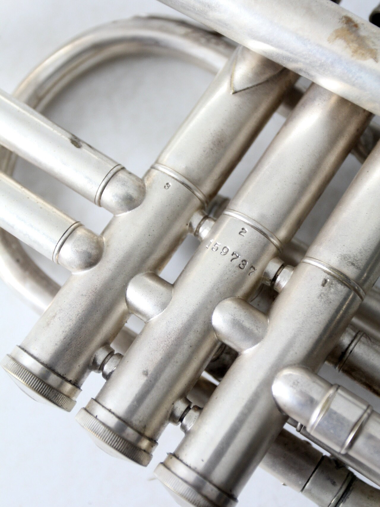 1940年代のホルトン・カレッジエイト・シルバープレート・トランペット