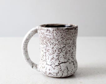 vintage studio pottery mug