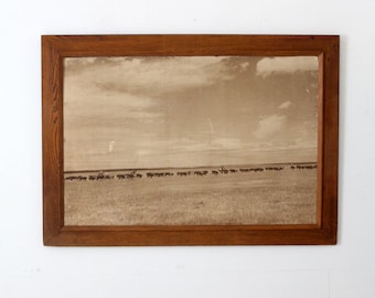 vintage oversize western landscape photo