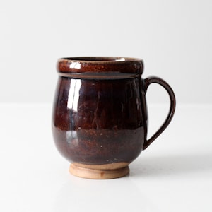 vintage studio pottery mug