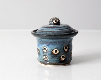 vintage studio pottery jar