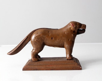 アンティークの塗装された鋳鉄製の犬用ナッツクラッカー - Etsy 日本