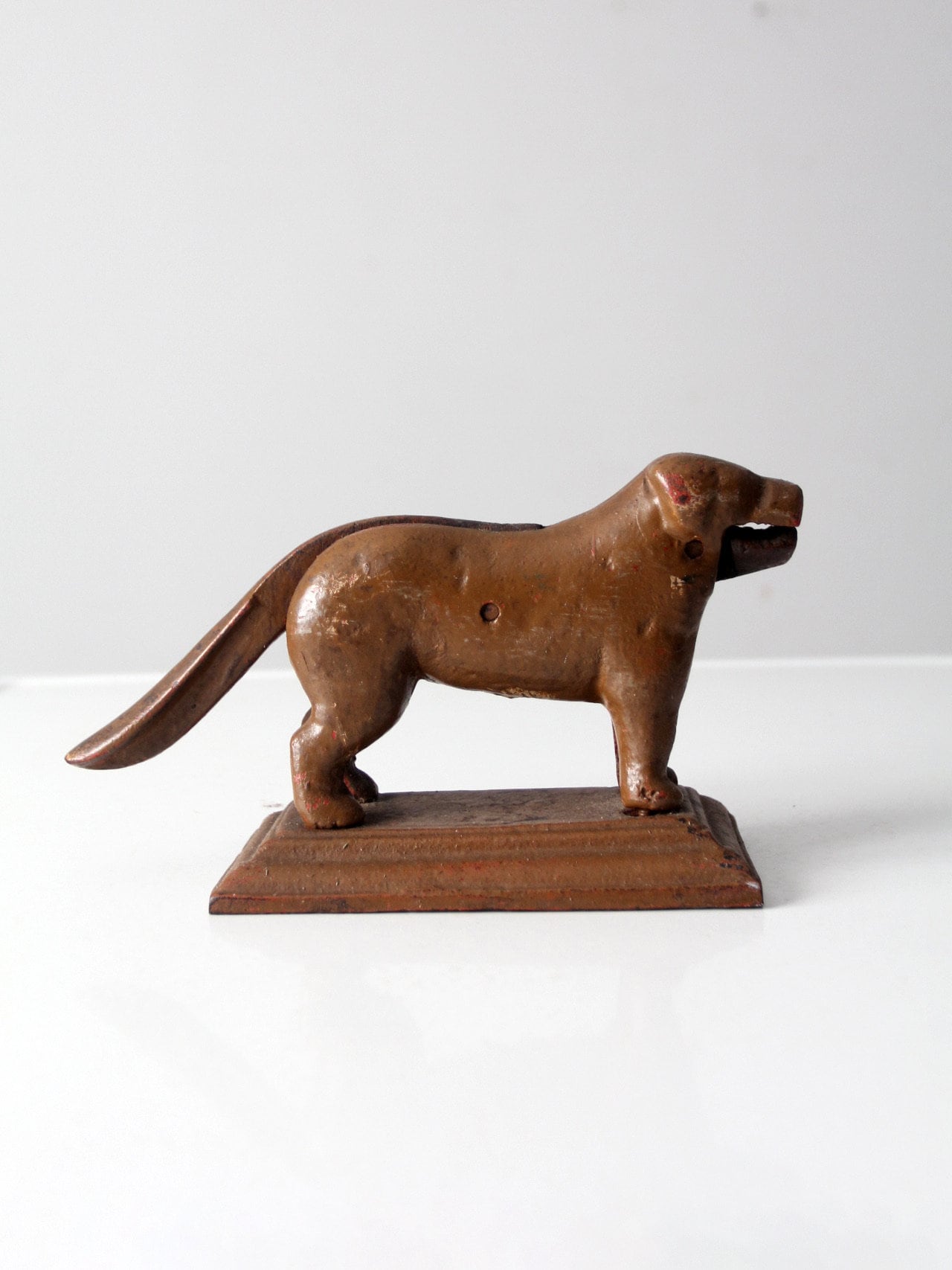 アンティークの塗装された鋳鉄製の犬用ナッツクラッカー - Etsy 日本