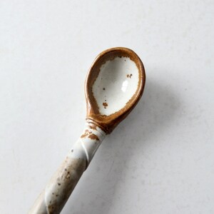 vintage studio pottery spoon image 8