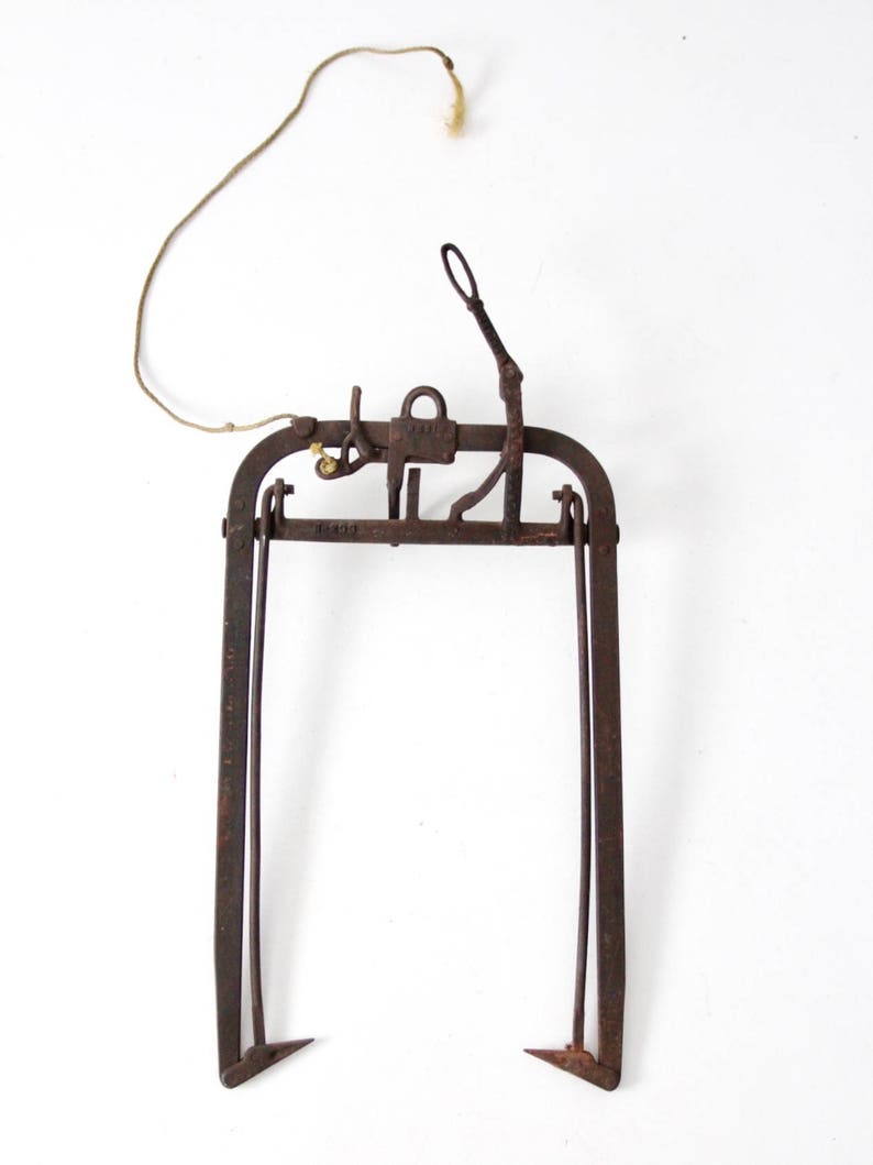 Antique Harpoon Hay Hook Cast Iron Bail Loader FE Meyers Etsy