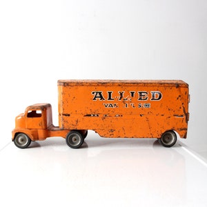 vintage 1950s Tonka toy truck Allied Van Lines