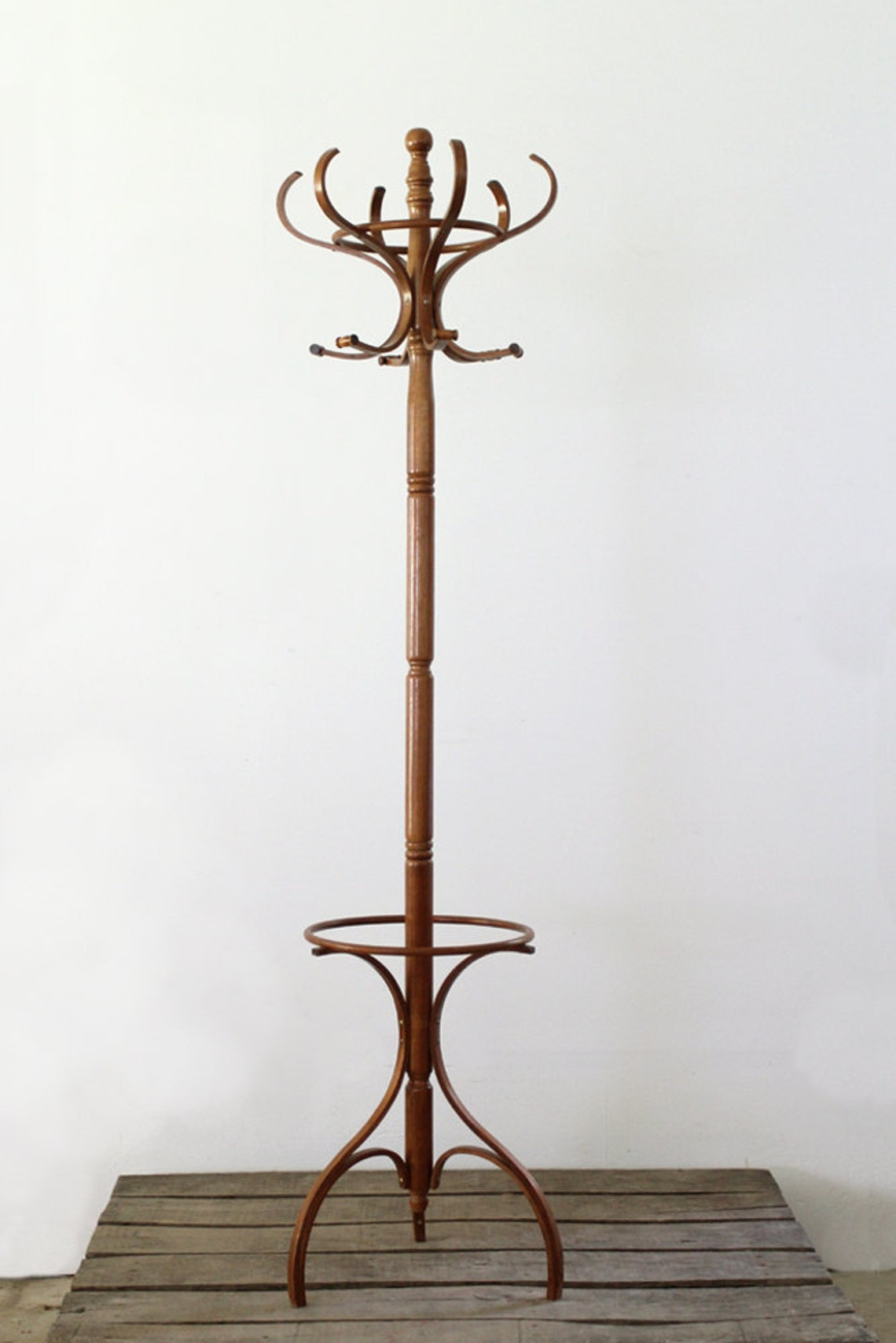 Vintage Bentwood Coat Rack / Wood Rack Etsy