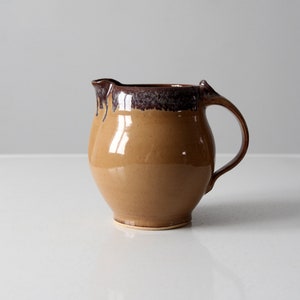 vintage studio pottery pitcher