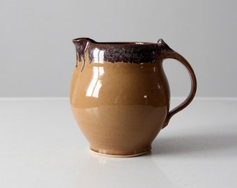 vintage studio pottery pitcher