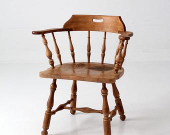 vintage Ethan Allen Windsor armchair
