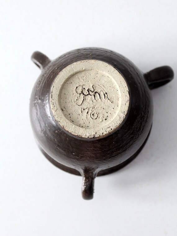 1976年製のヴィンテージ手作りスタジオ陶器の花瓶 - Etsy 日本