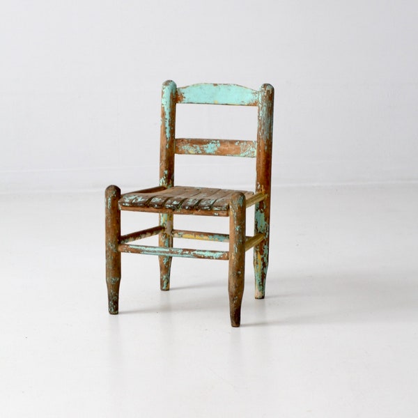 Vintage Child Chair Etsy