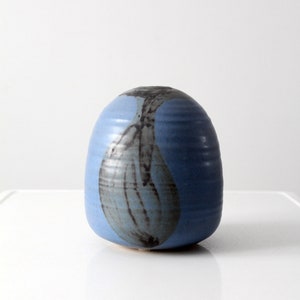 vintage signed studio pottery vase