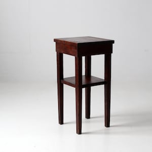 vintage hand-crafted end table circa 1930s