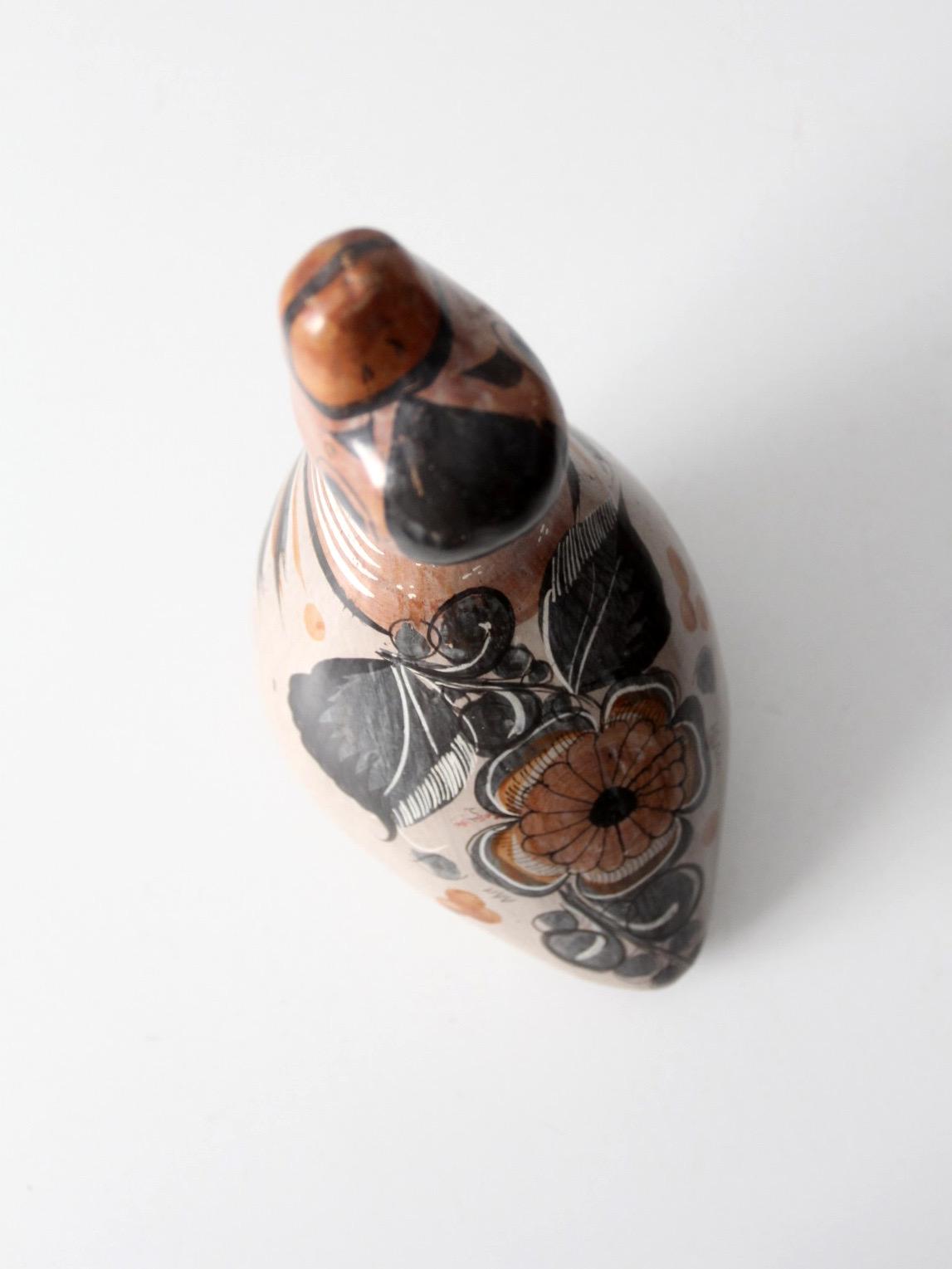 ヴィンテージのトナラ鳥｜メキシコの手描き民芸陶器 - Etsy 日本