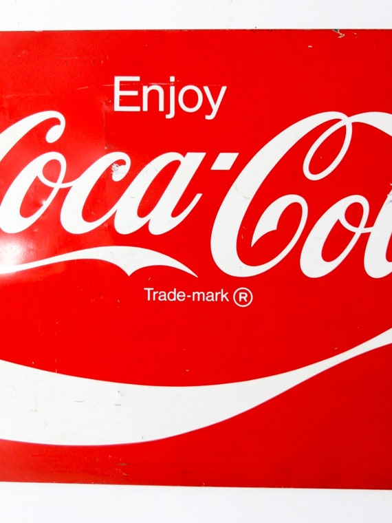 Vintage Coca-cola Sign - Etsy