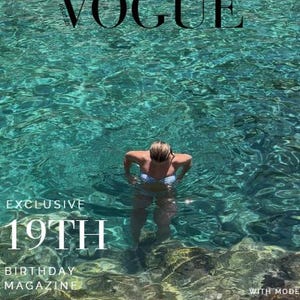 Personalized Birthday Magazine Template – Vogue Style | Editable Canva Design