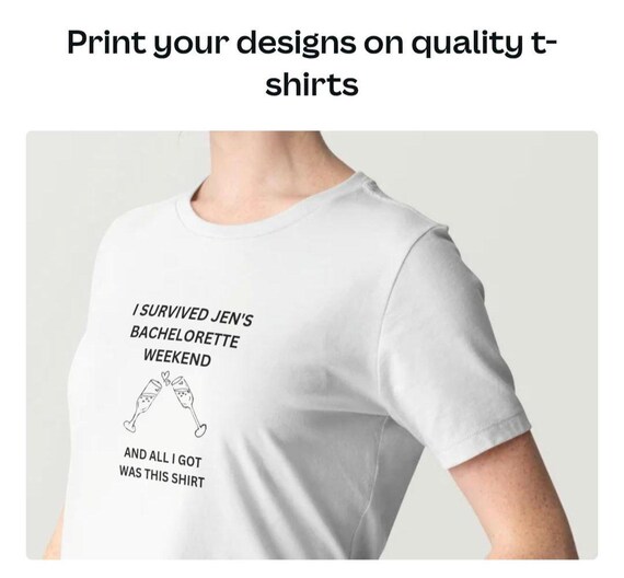 Funny Bachelorette/Bachelor Party T-Shirt Template: Customizable Bridesmaid/Groomsmen Gift