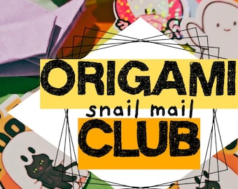 Origami Snail Mail Club Monthly Subscription