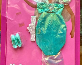 Vintage 1995 My First Fashions Mermaid‑Style Barbie Outfit & Shoes, Mattel