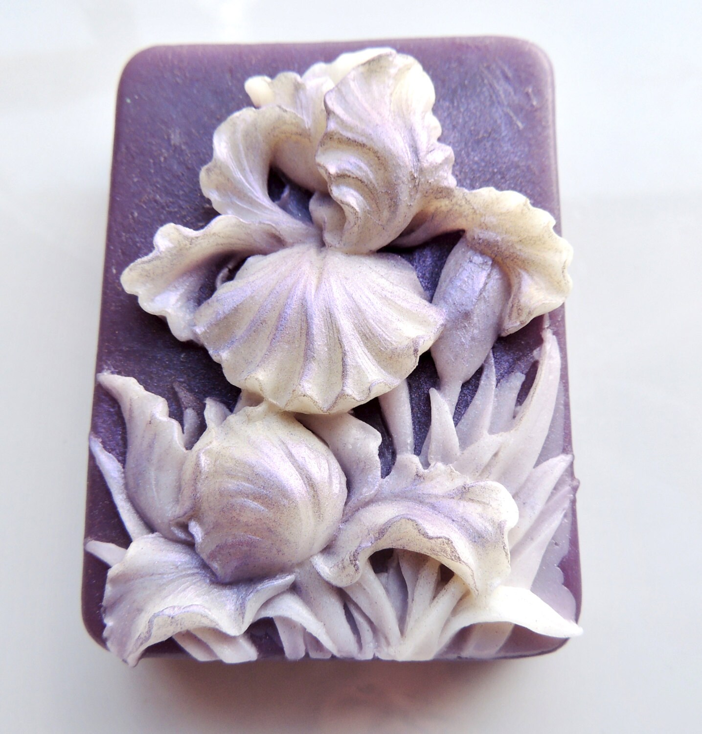 IRIS FLOWER SOAP, Flower Soap, Soap for Mom