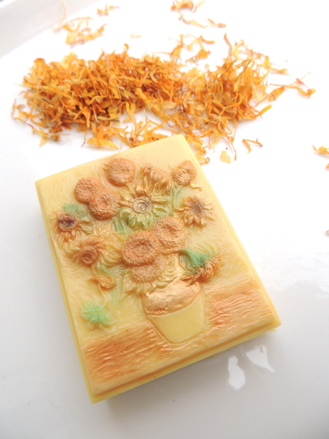Vincent Van Gogh's Sunflowers, Sunflower Soap, Vincent Van Gogh