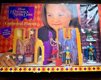 Vintage 1996 Hunchback of Notre Dame Cathedral Playset, NIB, Factory Sealed