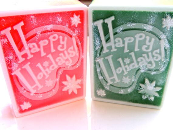 Happy Holidays Soap