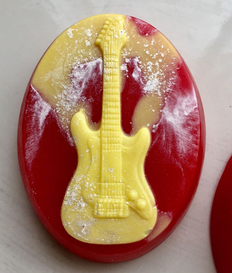 ROCK GUITAR SOAP Musical Instrument Soap Guitar Soap Etsy