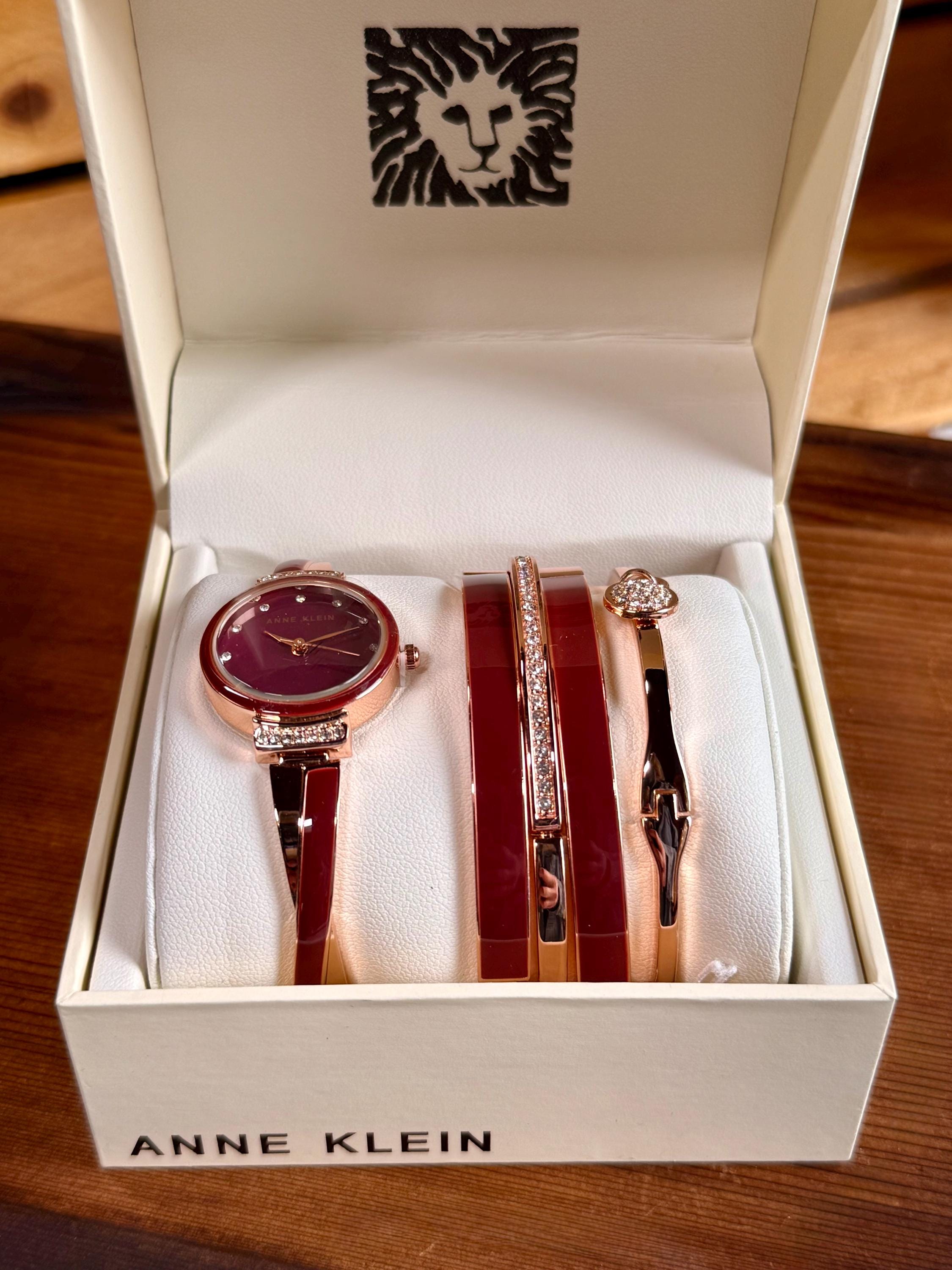 Vintage Anne Klein Rose Gold-tone Watch & Bracelet Set – NWT  display picture 1