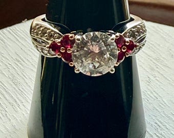 Vintage PAJ 925 Sterling Silver Statement Ring — Size 8