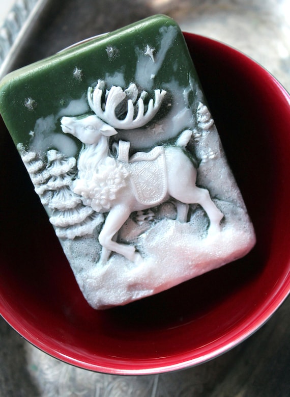 Christmas Reindeer Soap