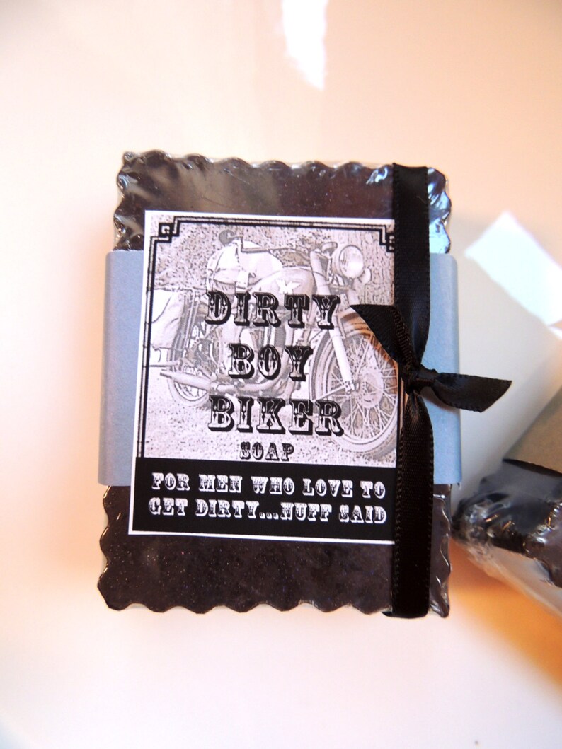 MENS SOAP Bar Style Soap Dirty Boy Biker Soap For Men For Etsy