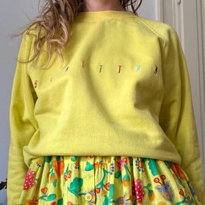VTG United Colors of Benetton-sweater jaren 80/90 - geborduurd logo