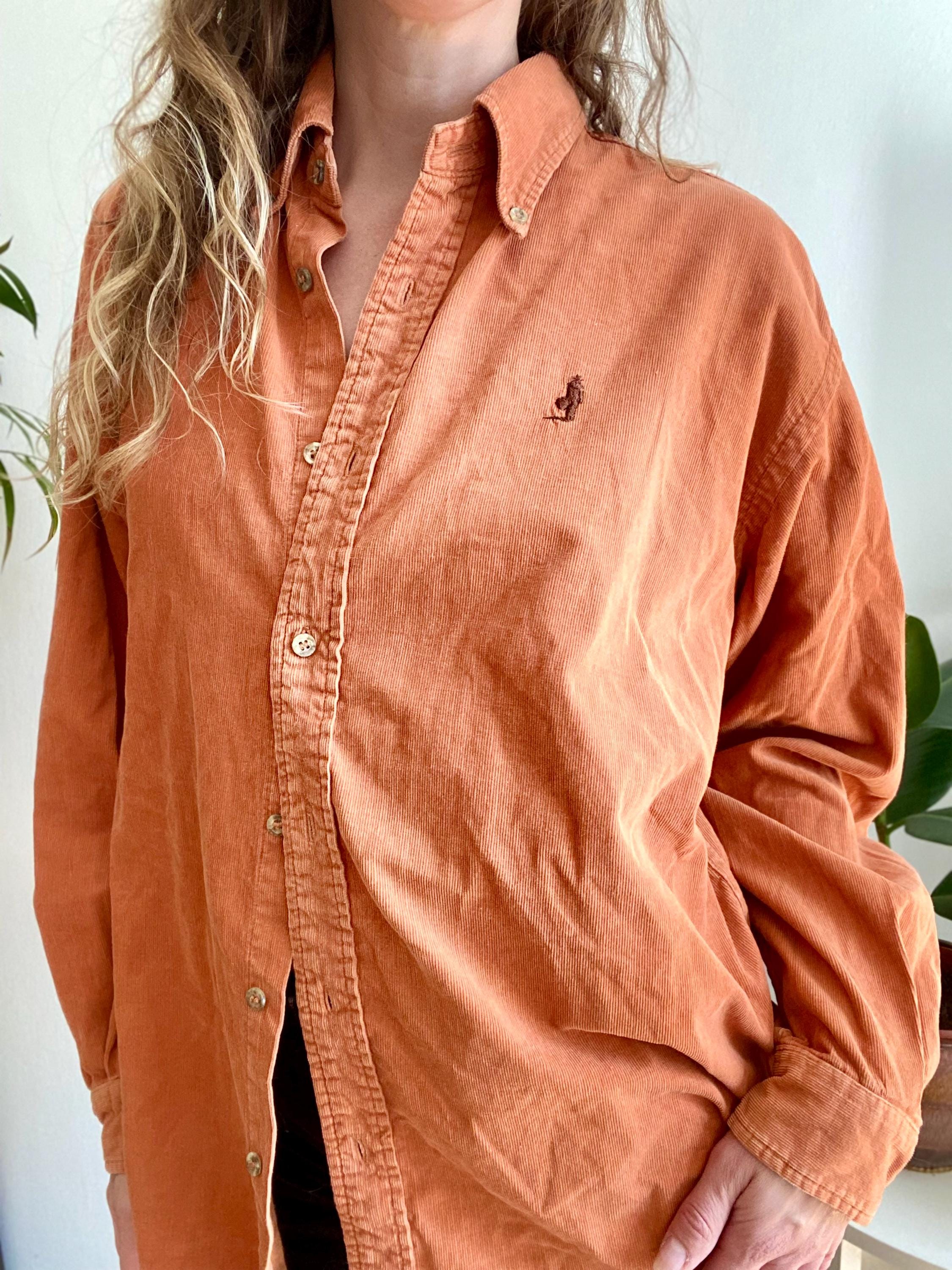 Chemise orange rouille France