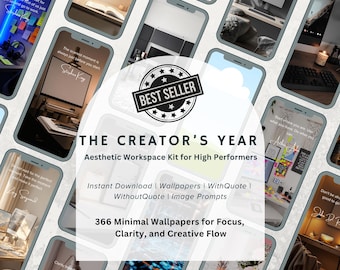 366 Digital  Wallpapers (Quotes & without Quotes) – The Creator’s Year Focus Park