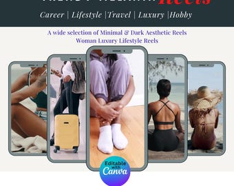 400+ Trendy Melanin Reels | Lifestyle, Fashion, Faith, Nature & Luxury Video Bundle